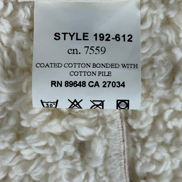 Blue Willis Denmark Hooded Knit Jacket Womens L Cream Full Zip Minimalist - Picture 13 of 16